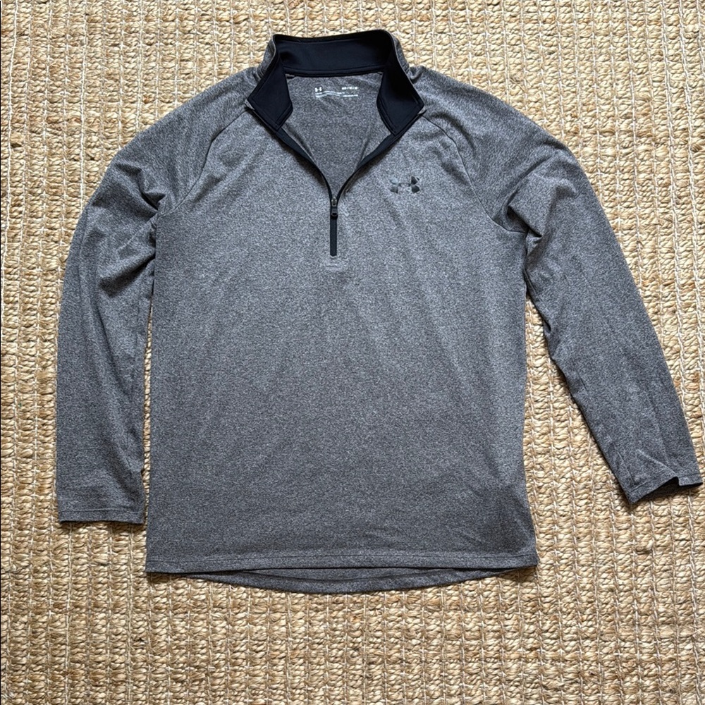 Under Armour Gray Long Sleeve Quarter Zip